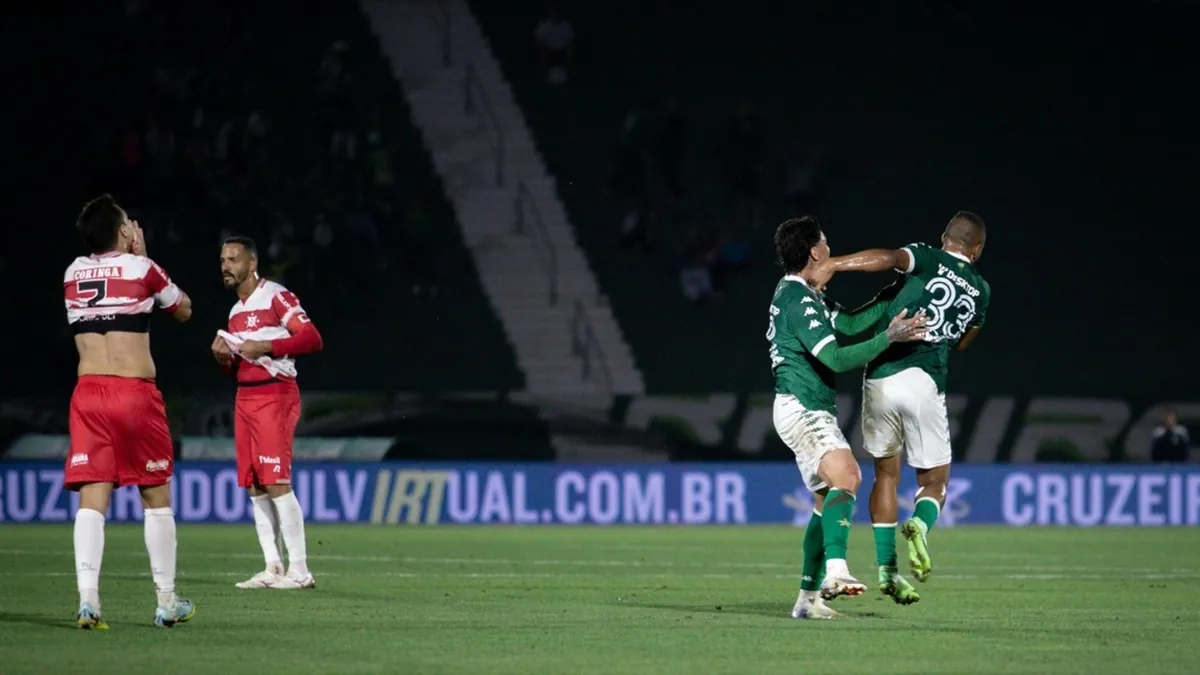 A derrota para o Guarani eleva o risco de queda do CRB em 15 pontos