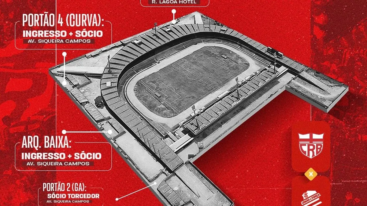 Acesso ao Rei Pelé libera às 18h; CRB altera entrada para o clássico