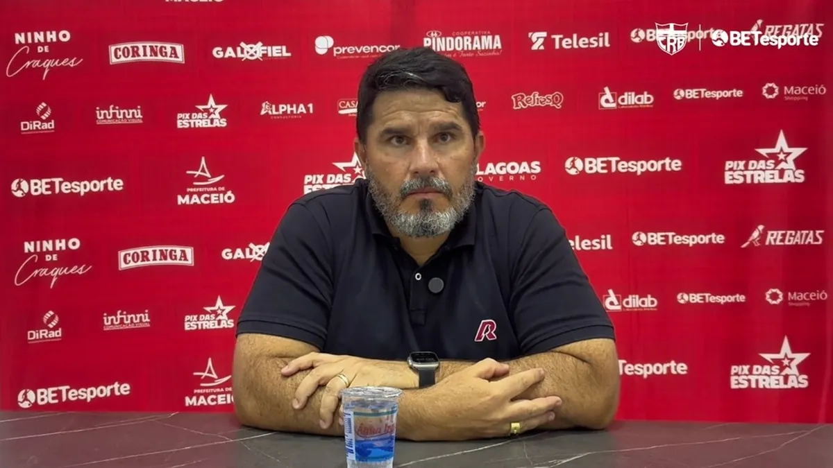 Barroca comenta empate do CRB: 'Concedemos muitas oportunidades'