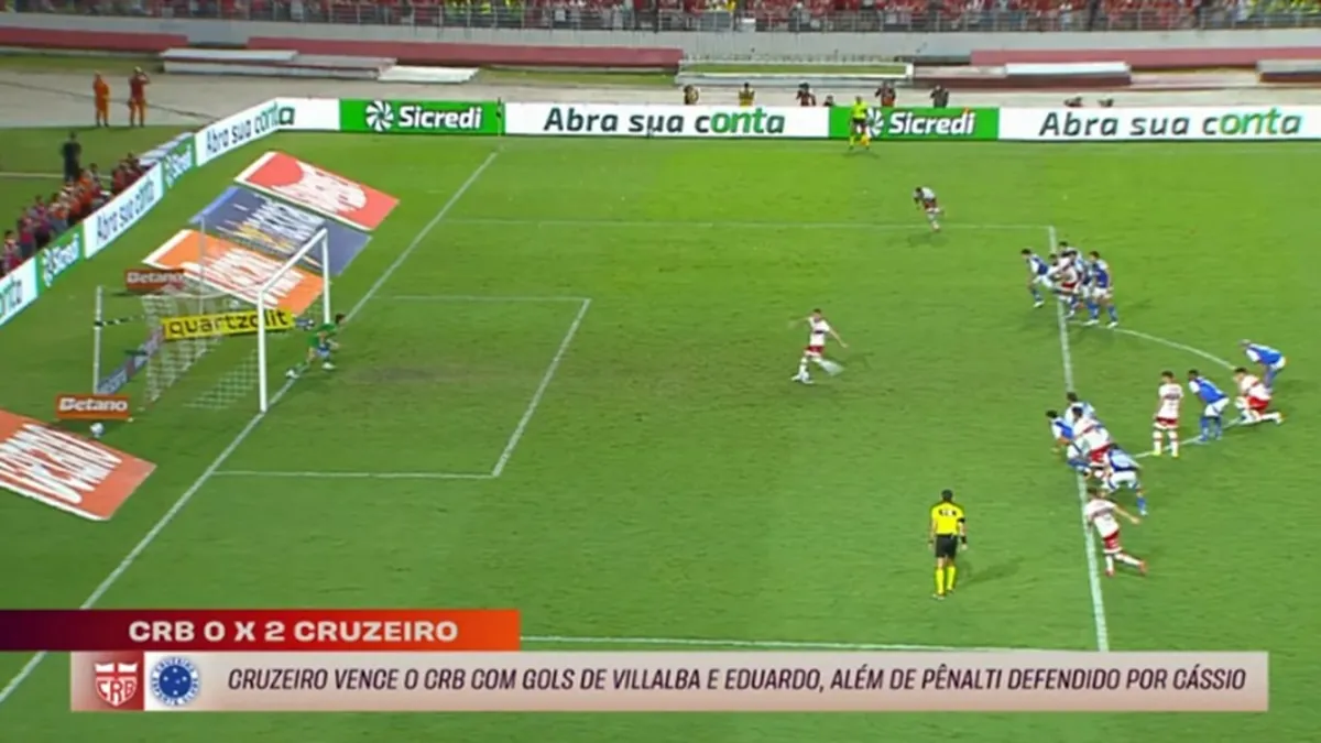 Pênalti do CRB contra o Cruzeiro: polêmica e irregularidade à vista?